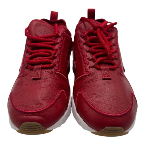 Nike Air Huarache Run Ultra Shoes Womens 6‎ Gym Red/White Sneakers 881100-600 - Picture 4 of 10